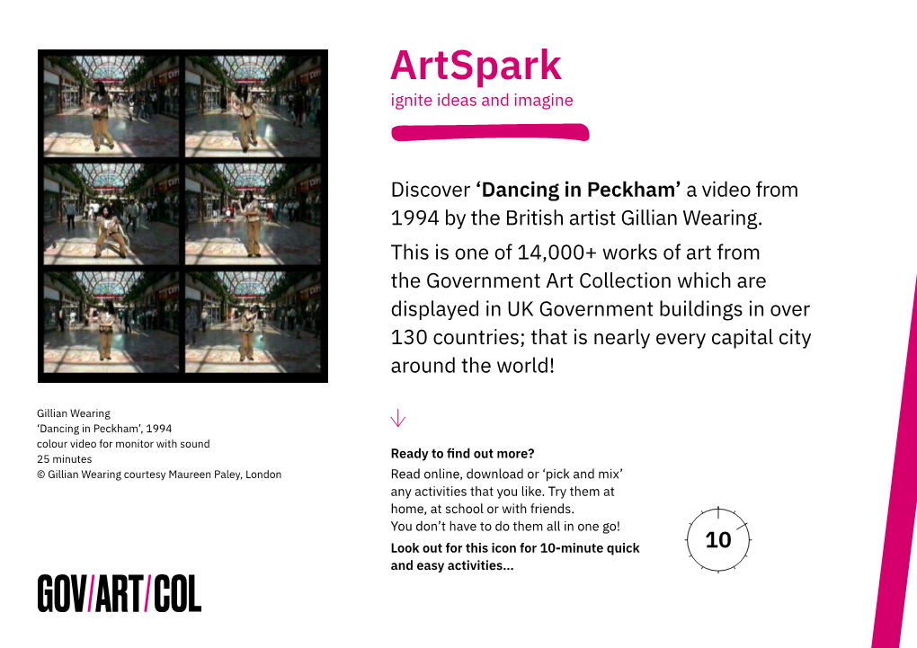 Download Artspark Resource on Gillian Wearing