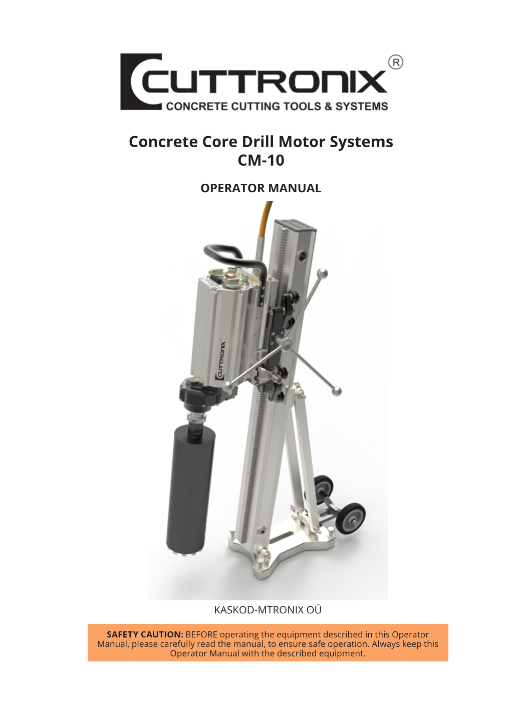 Concrete Core Drill Motor Systems CM-10