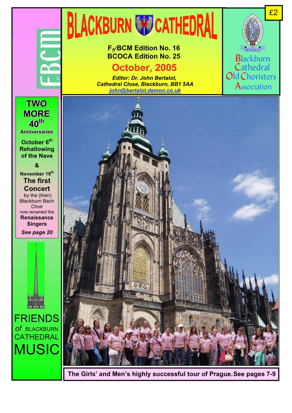 Bcoca Newsletter October 2005