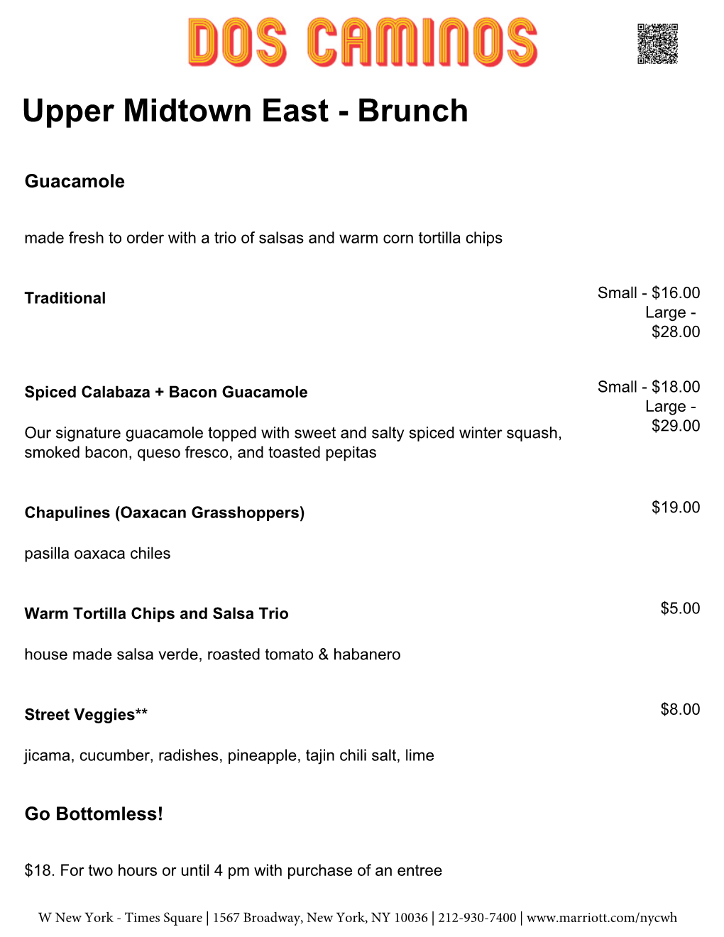 Upper Midtown East - Brunch