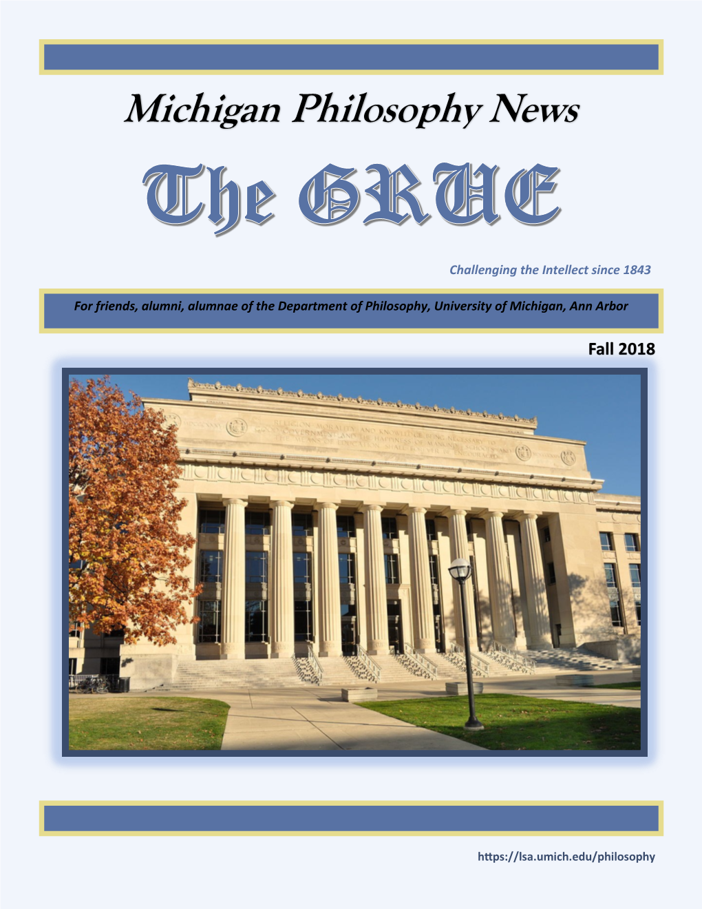 Michigan Philosophy News