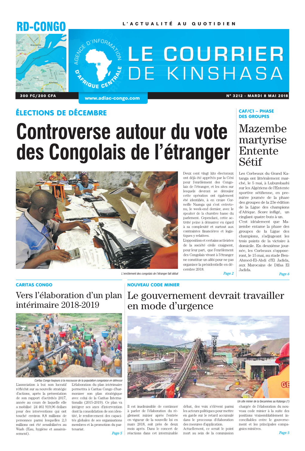 Controverse Autour Du Vote Des Congolais De L'étranger
