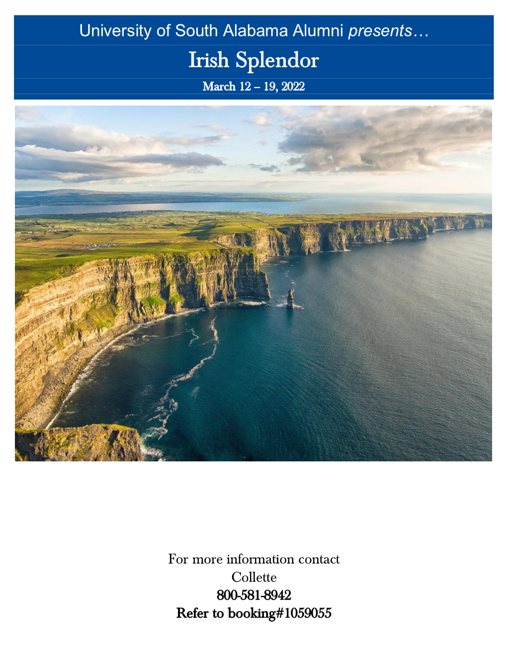 Irish Splendor March 12 – 19, 2022