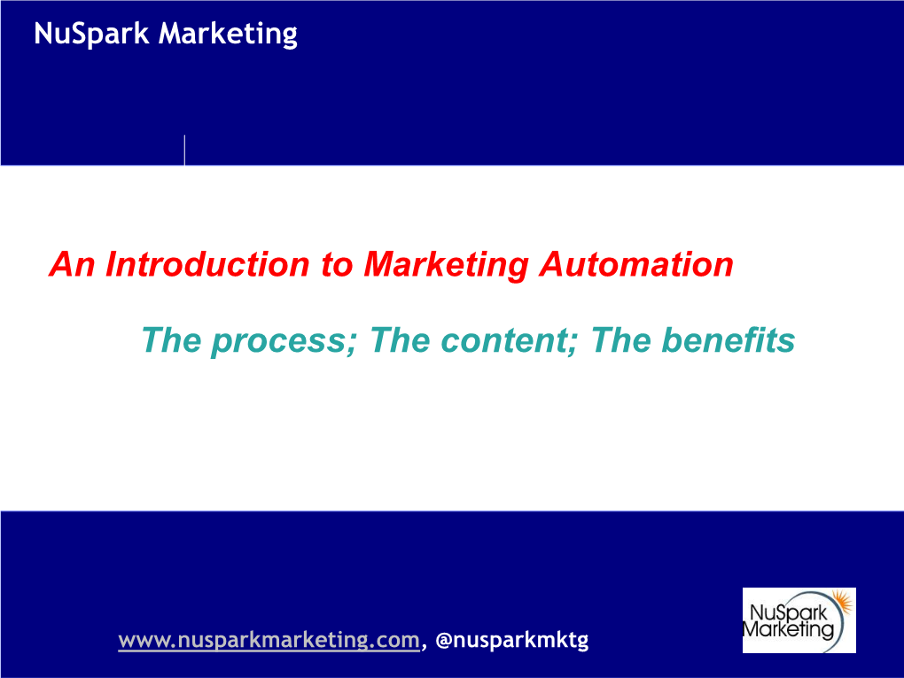 An Introduction to Marketing Automation