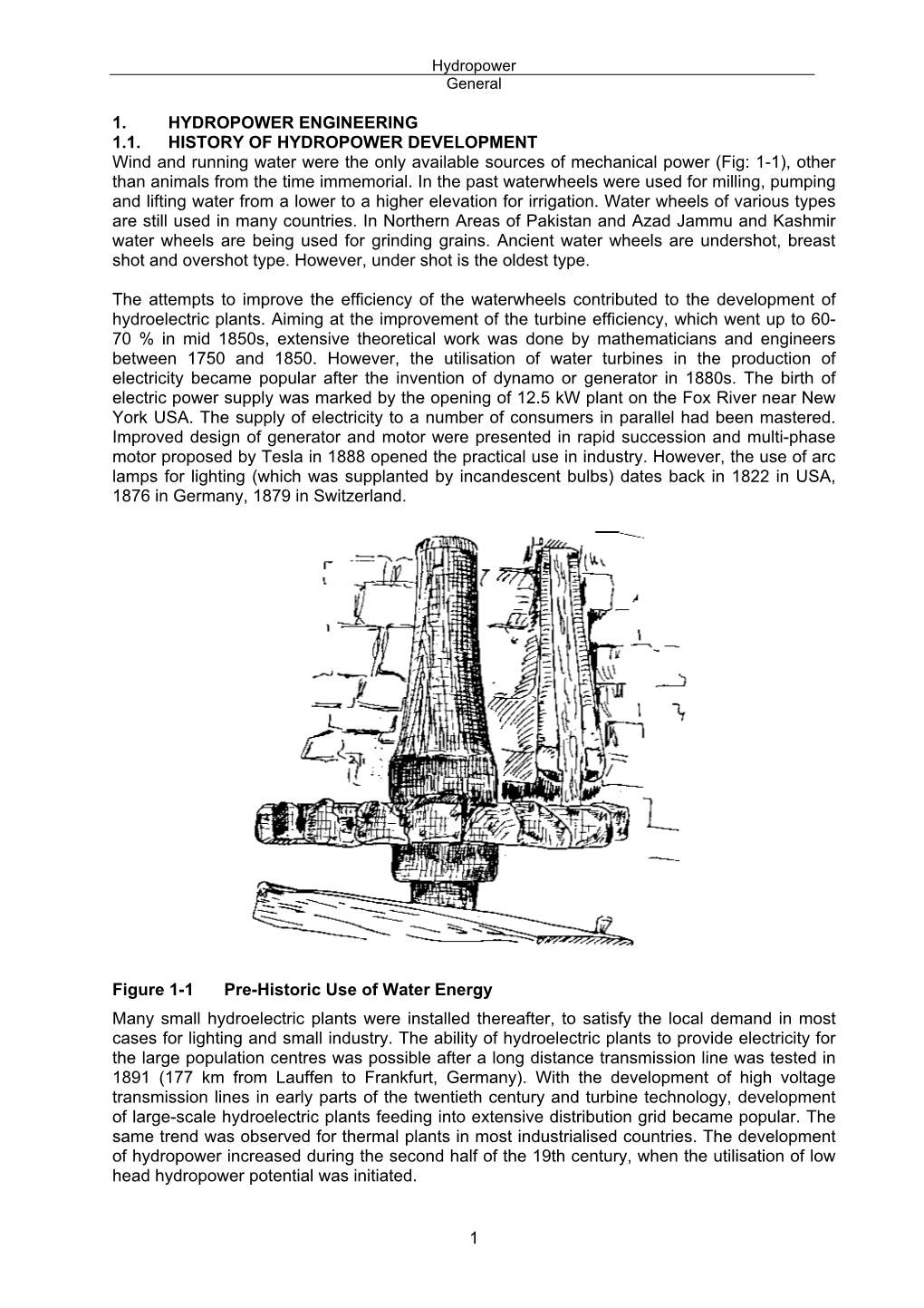 Hydropower in General