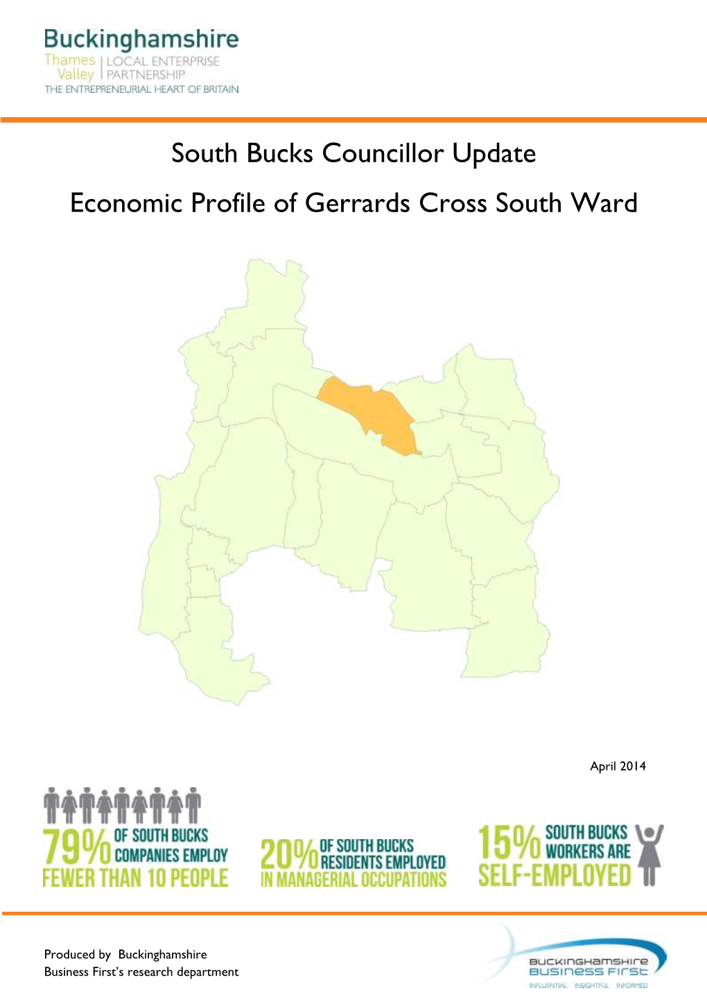 South Bucks Councillor Update Economic Profile of Gerrards Cross South Ward