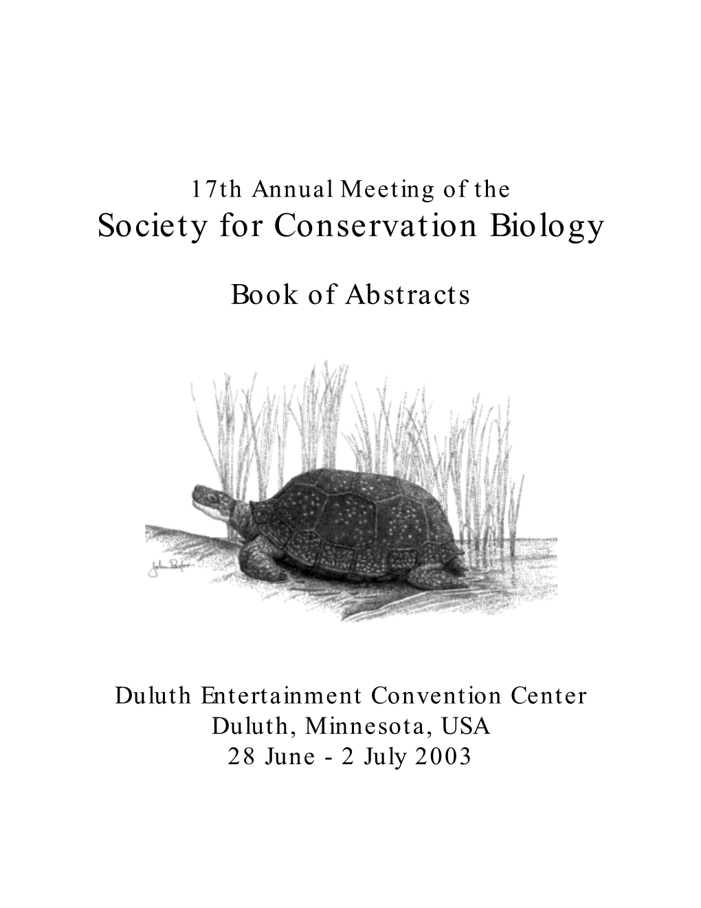 Society for Conservation Biology Annual Meeting