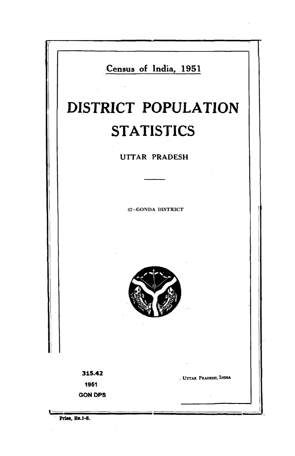 District Population Statistics, 47-Gonda, Uttar Pradesh