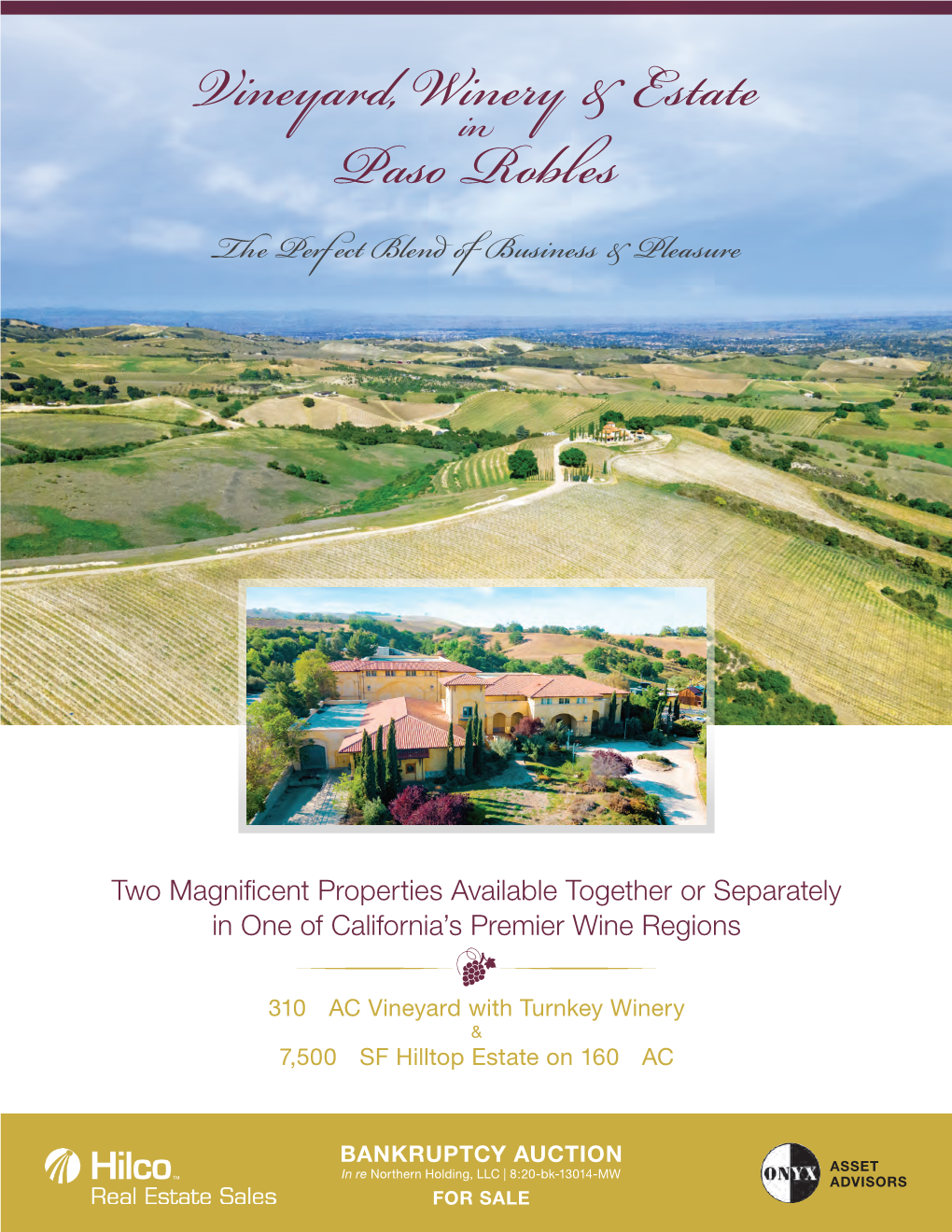Vineyard, Winery & Estate Paso Robles