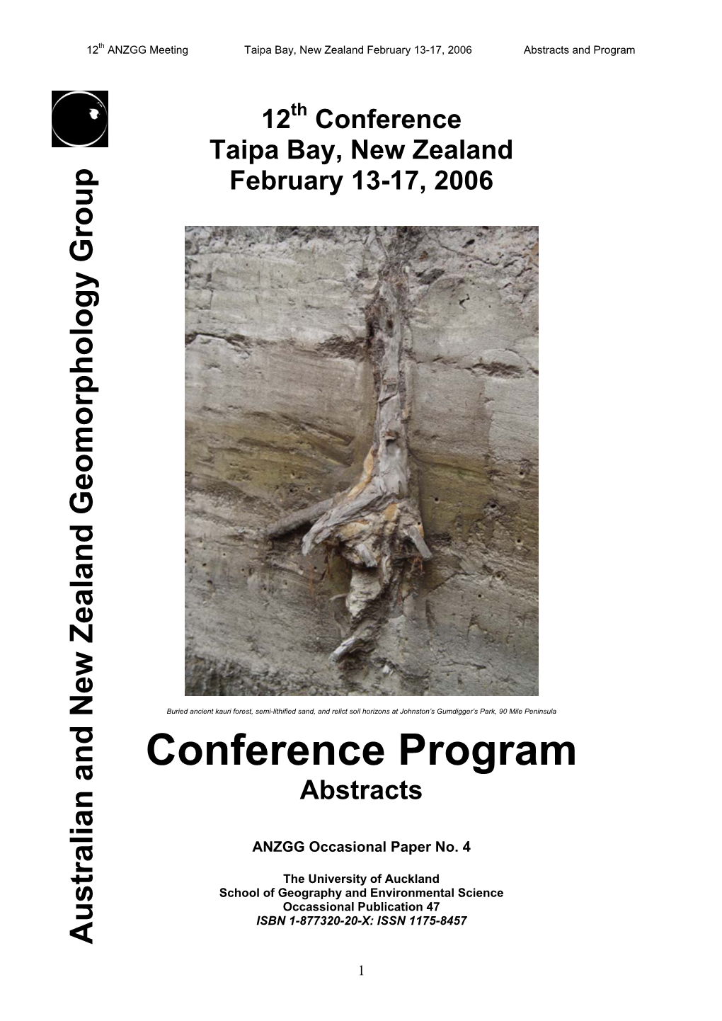 Conference Program Abstracts