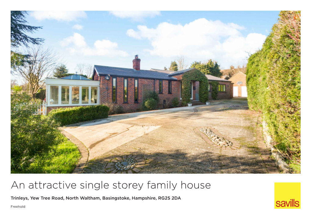 An Attractive Single Storey Family House