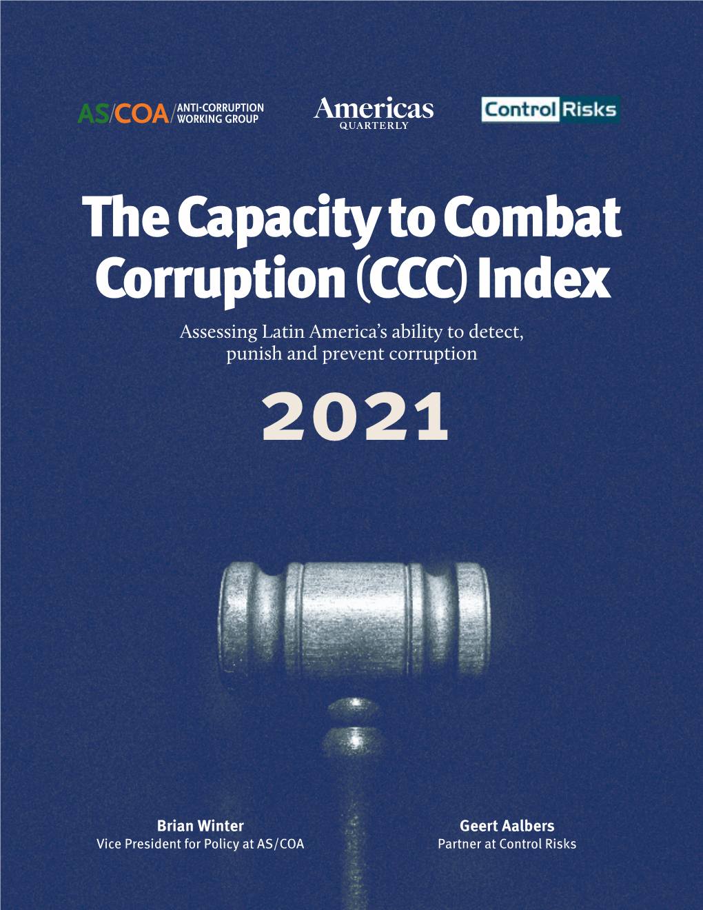 The Capacity to Combat Corruption (CCC)Index