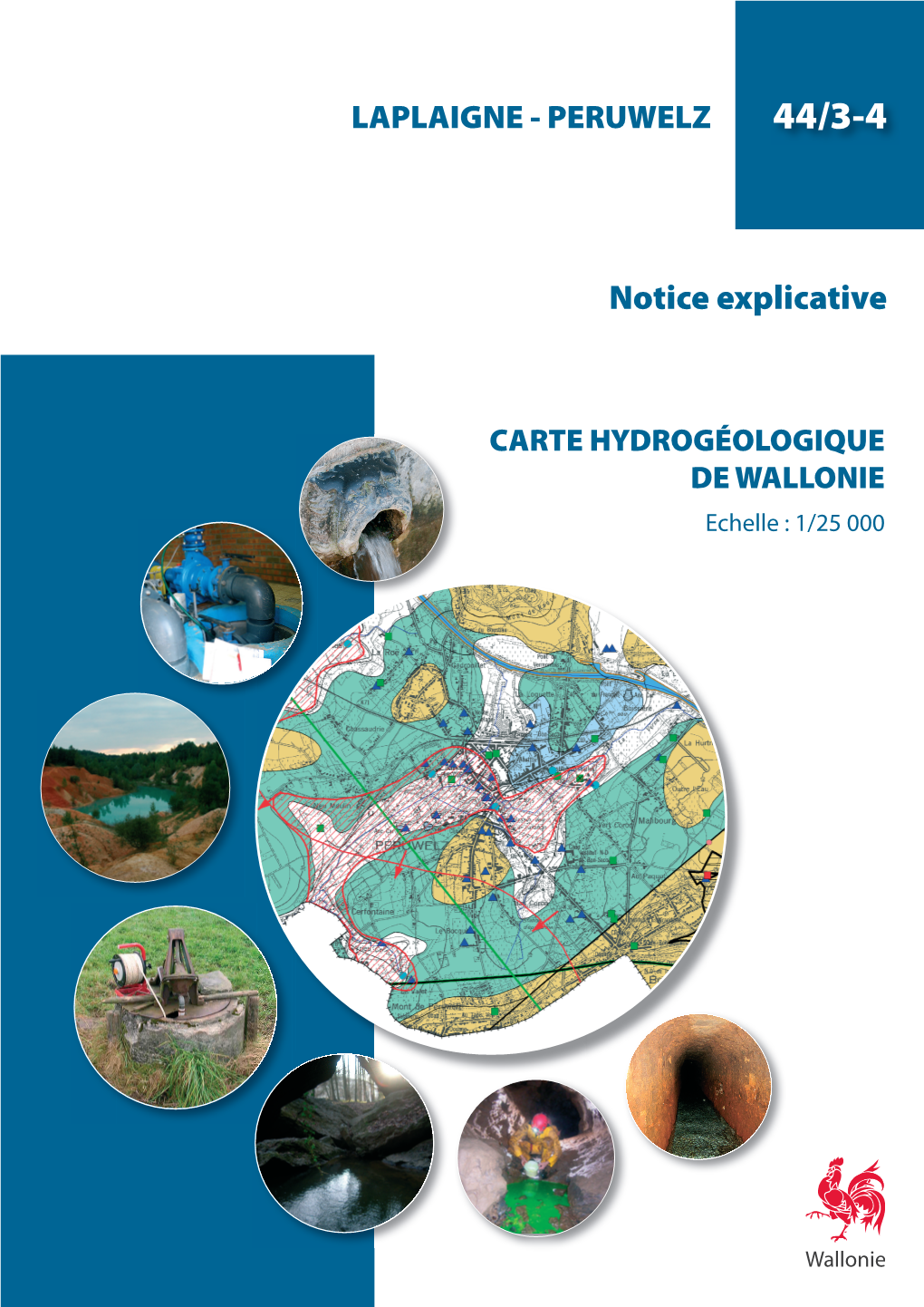 Carte Hydrogéologique De Laplaigne Péruwelz 44/3-4