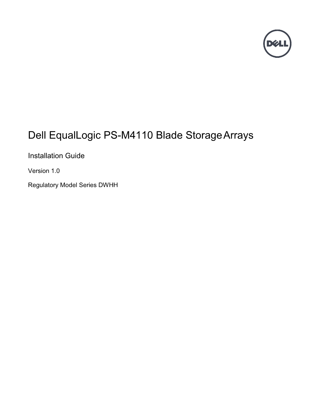 Dell Equallogic PS-M4110 Storage Arrays