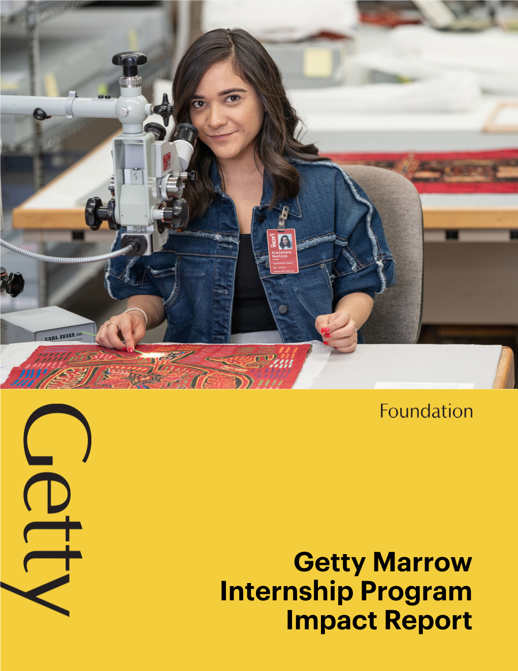 Getty Marrow Internship Program Impact Report S