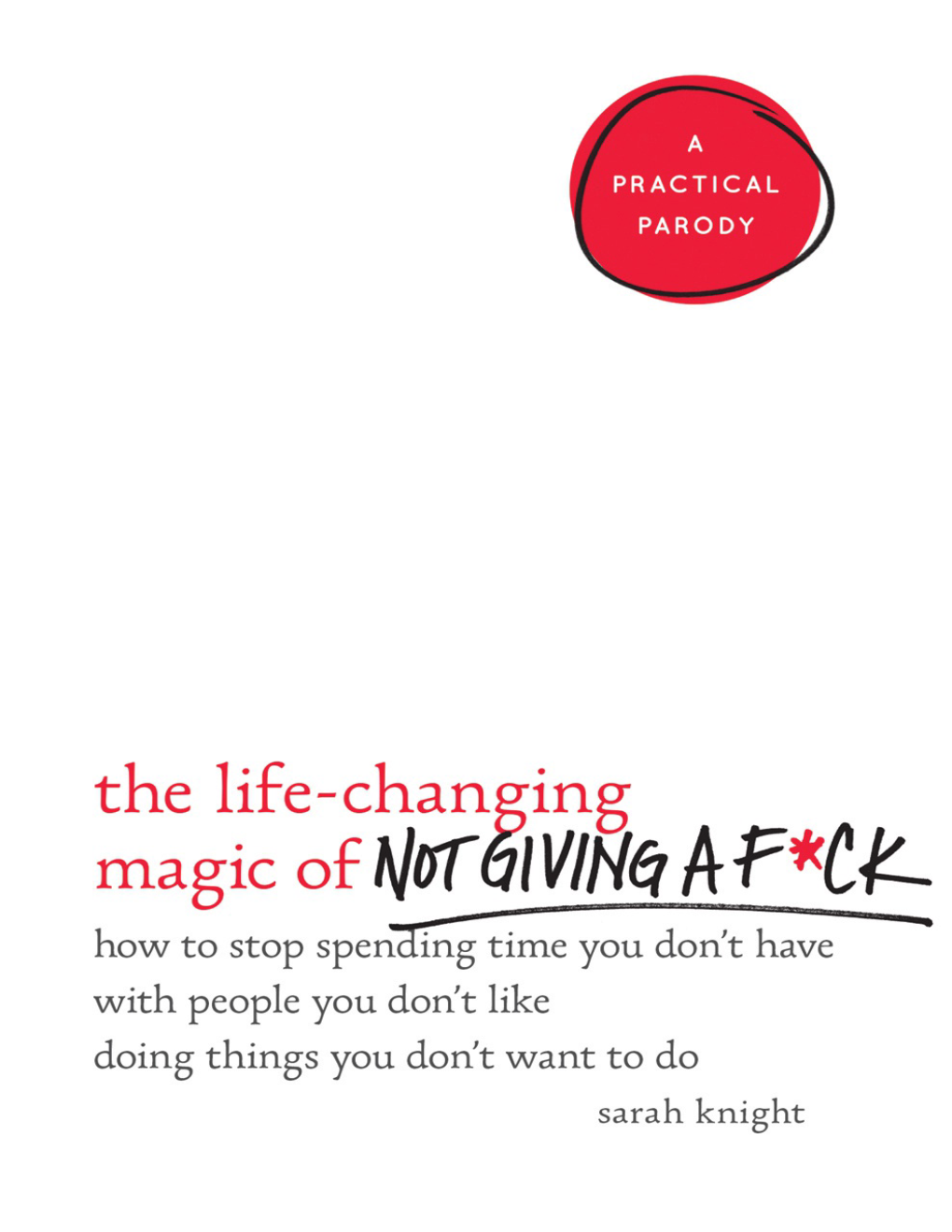 The Life-Changing Magic of Not Giving a F*Ck