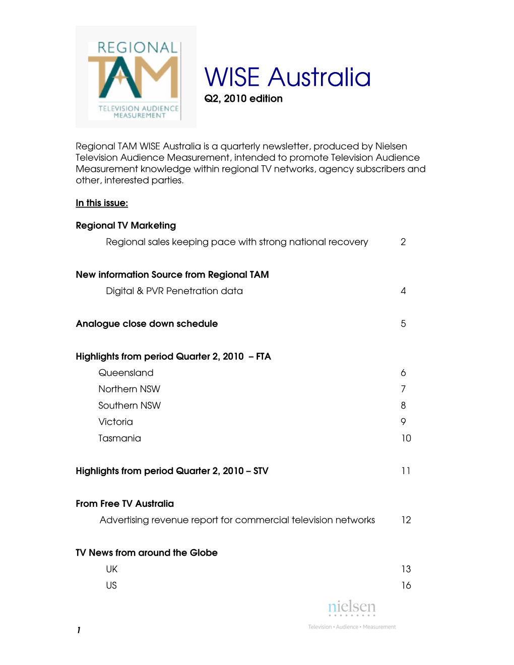 WISE Australia Q2, 2010 Edition