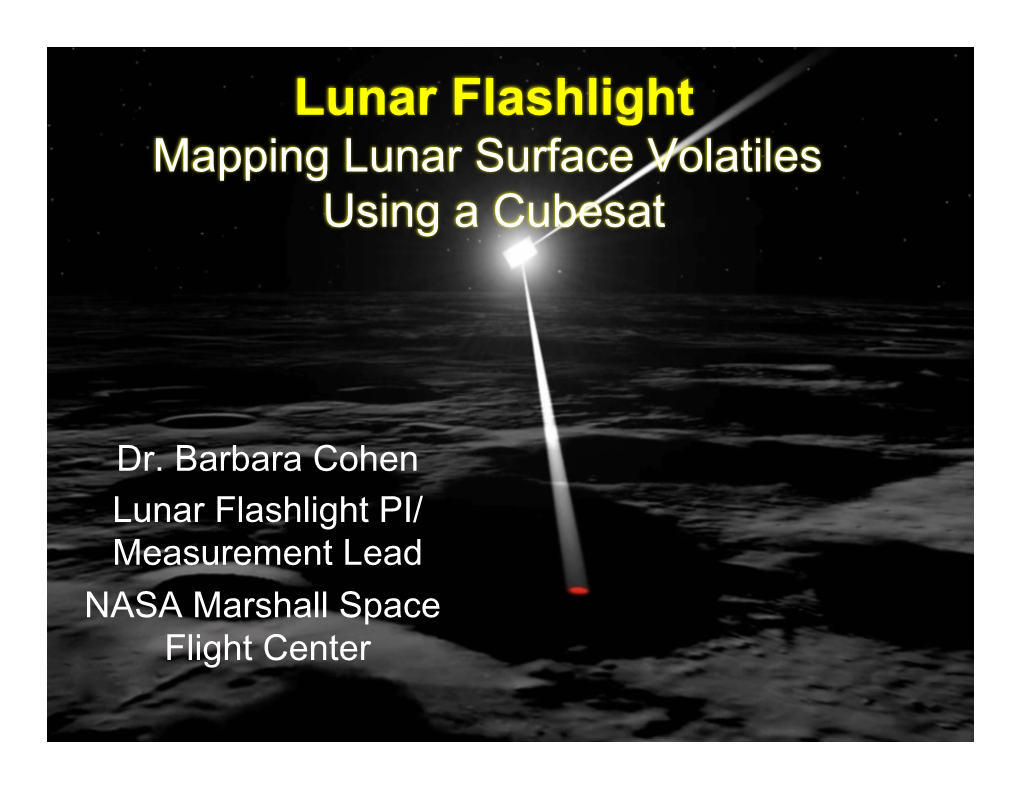 Mapping Lunar Surface Volatiles Using a Cubesat