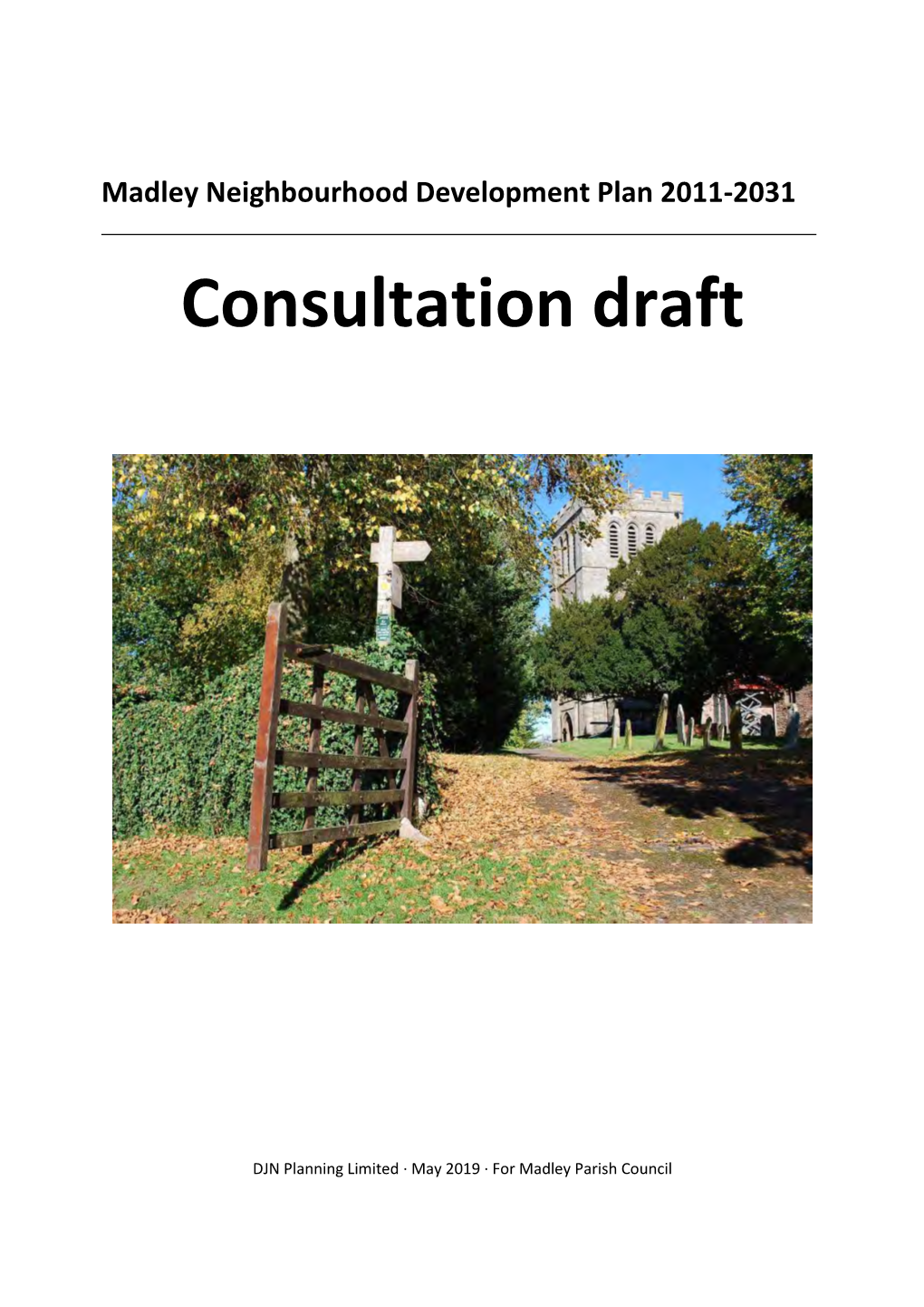 Draft Neighbourhood Development Plan May 2019