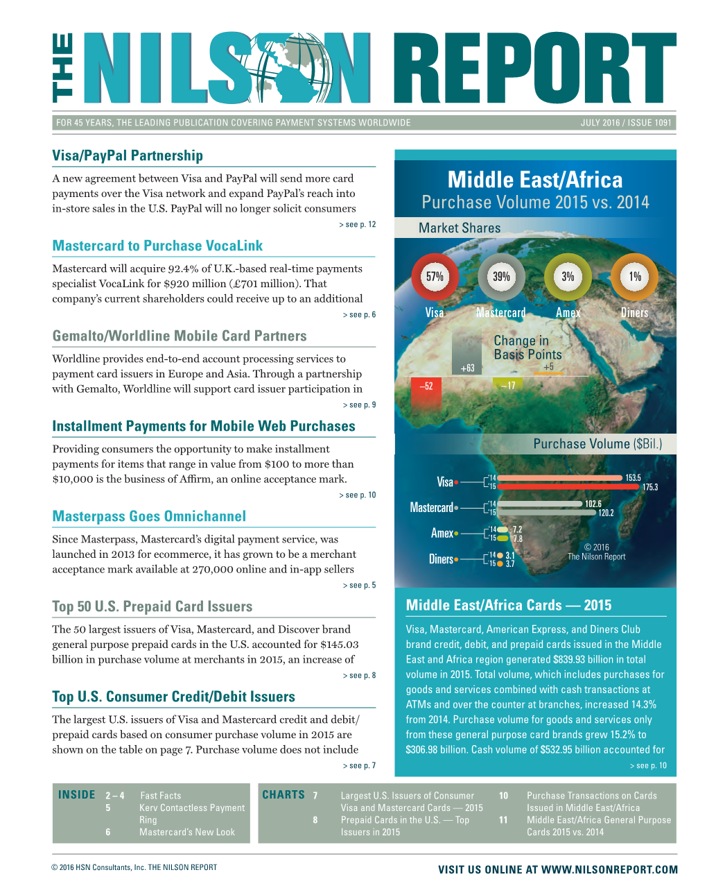 Middle East/Africa Payments Over the Visa Network and Expand Paypal’S Reach Into In-Store Sales in the U.S