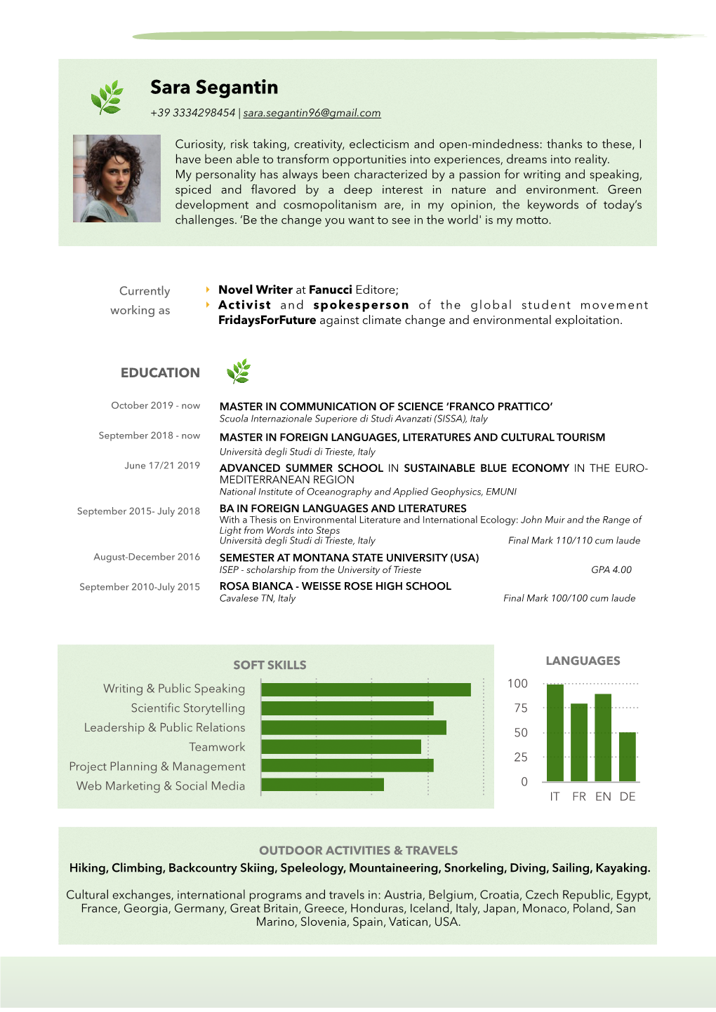 Resume Infographic Copia