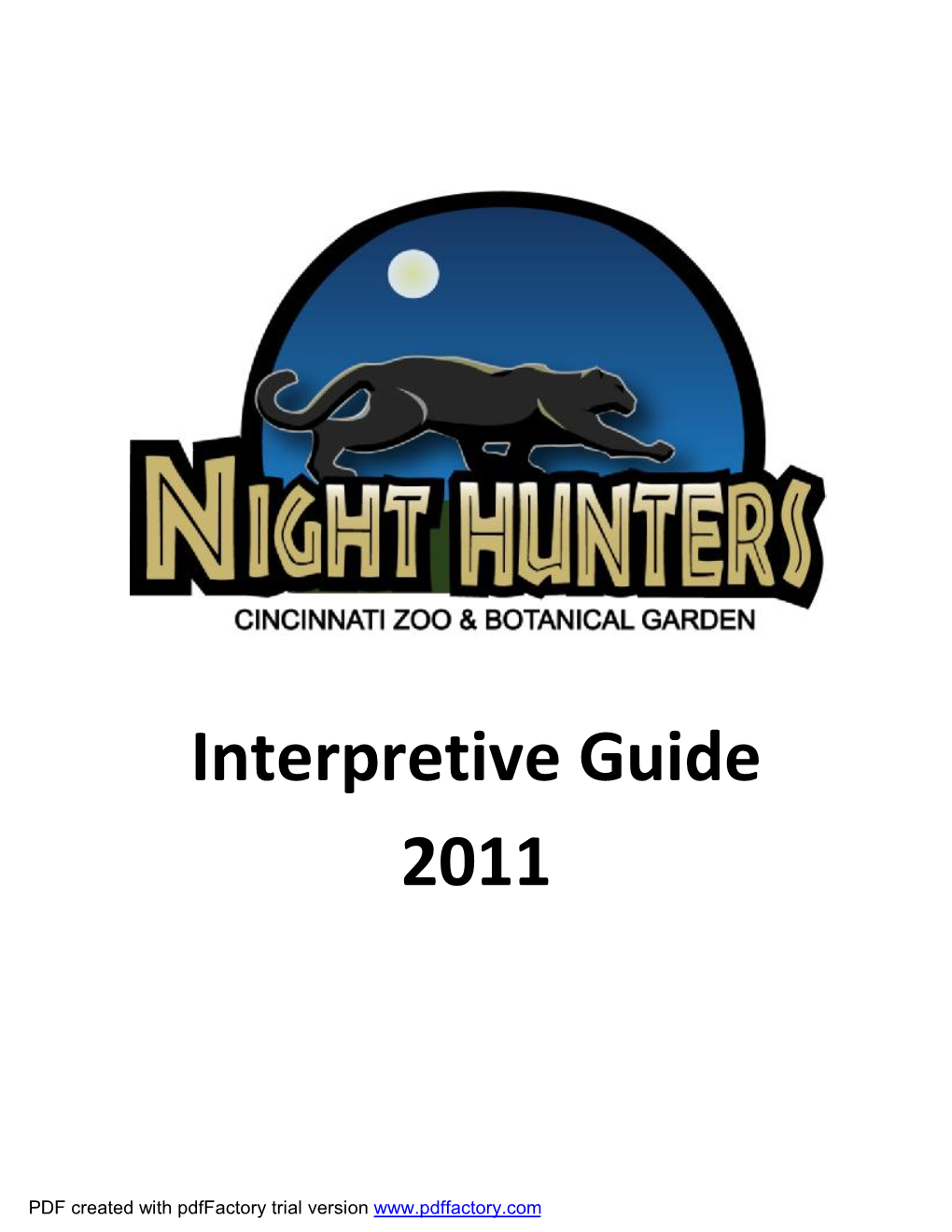 Interpretive Guide 2011