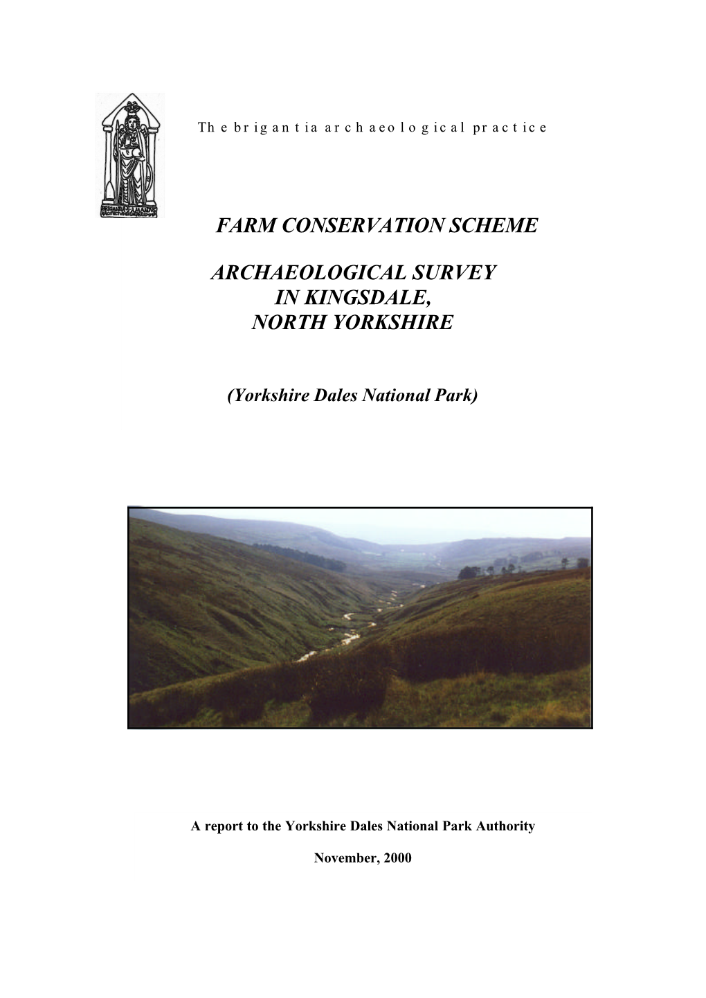 Farm Conservation Scheme Archaeological Survey In