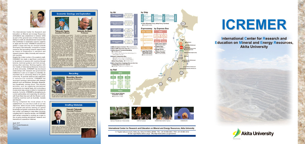 International Center for Research and Education on Mineral and Energy Resources, Akita University