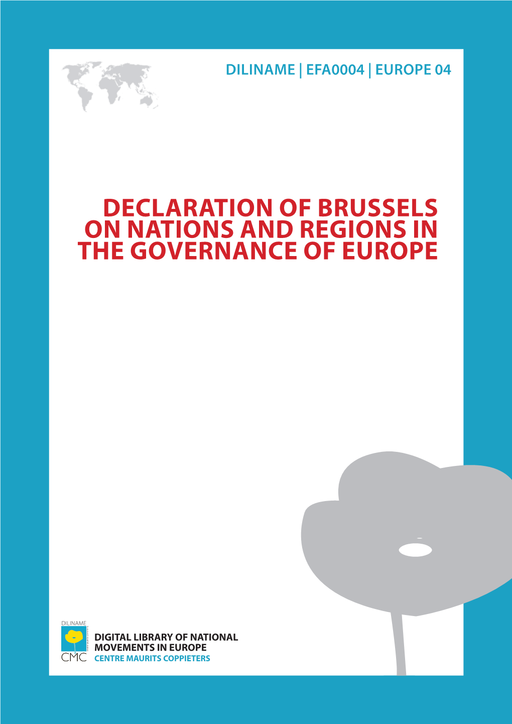 Declaration of Brussels on Nations and Regions in the Governance of Europe