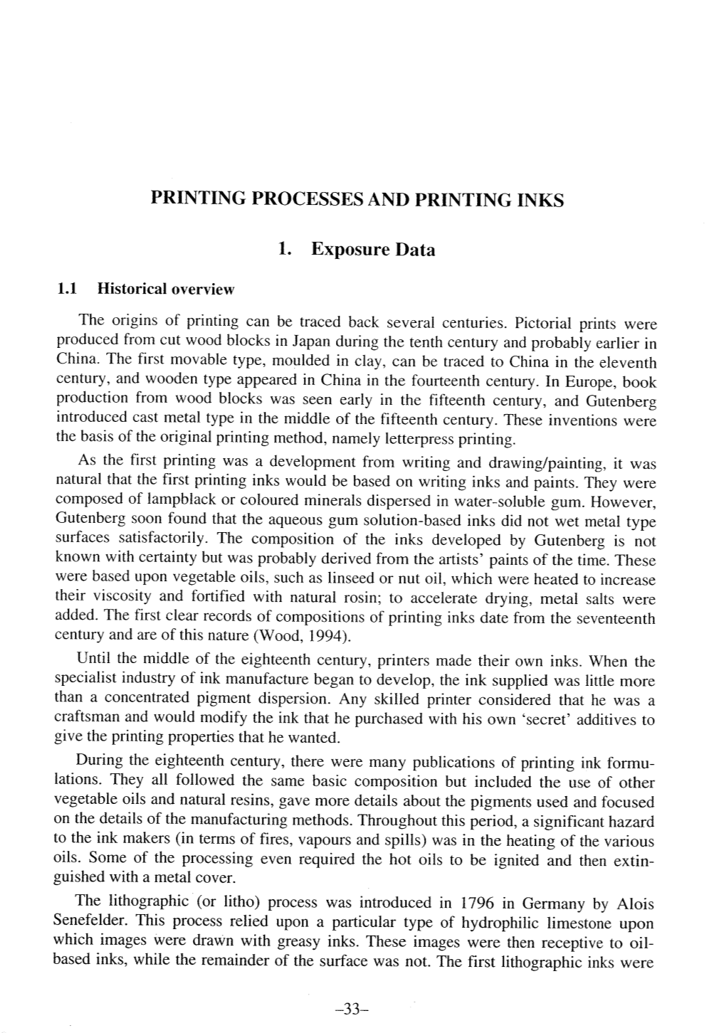 Printing Processes and Printing Inks