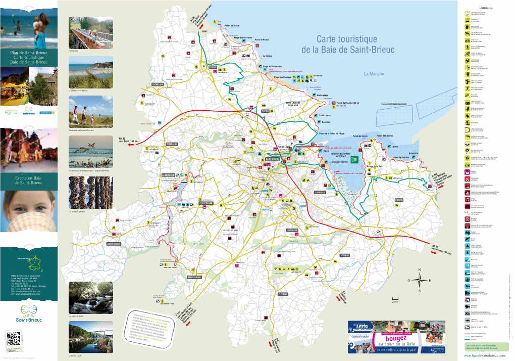 Carte Touristique De La Baie De Saint-Brieuc