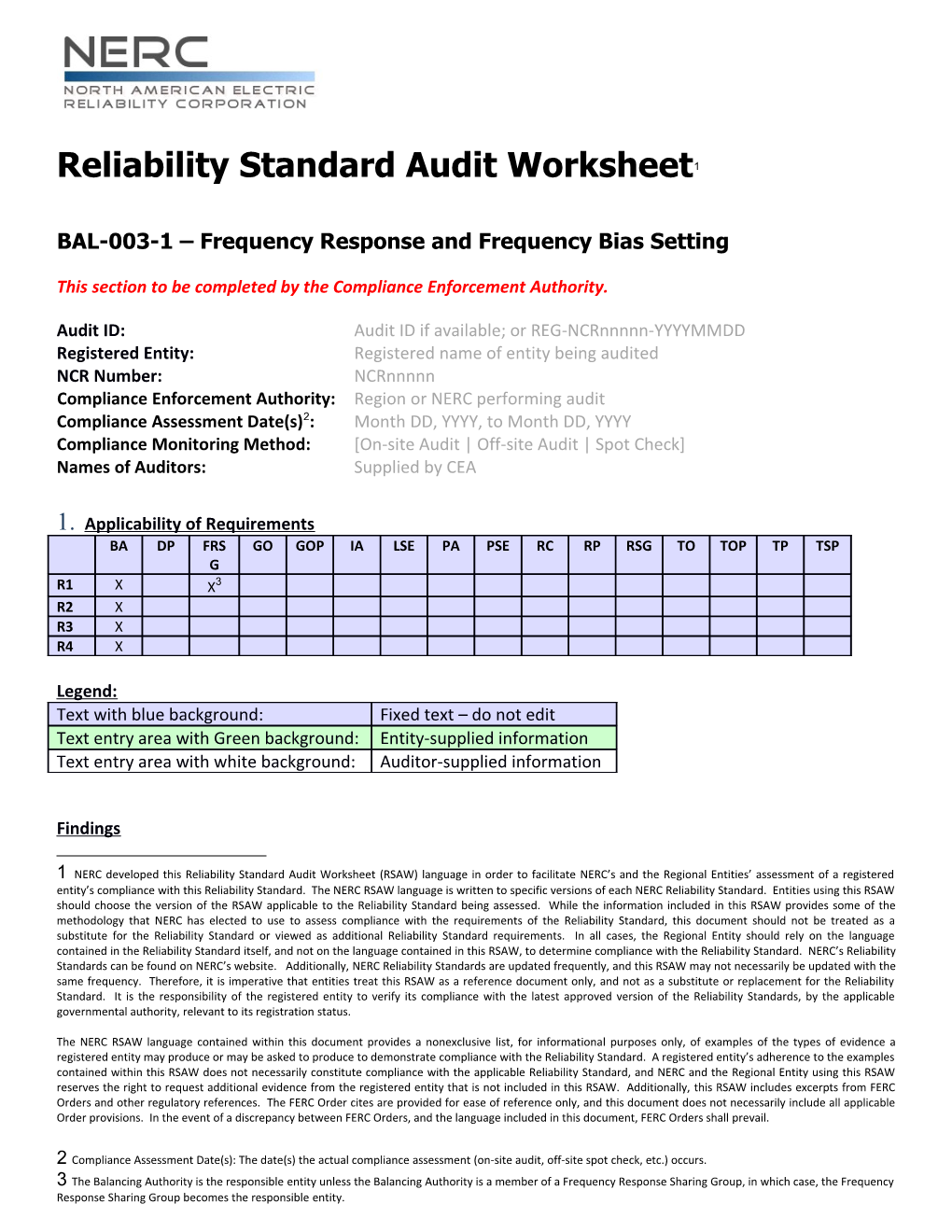 Frequency Response and Bias Settings