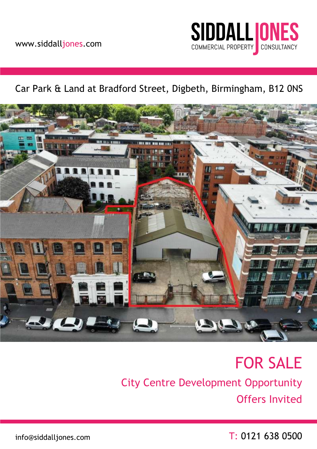 FOR SALE City Centre Development Opportunity Offers Invited