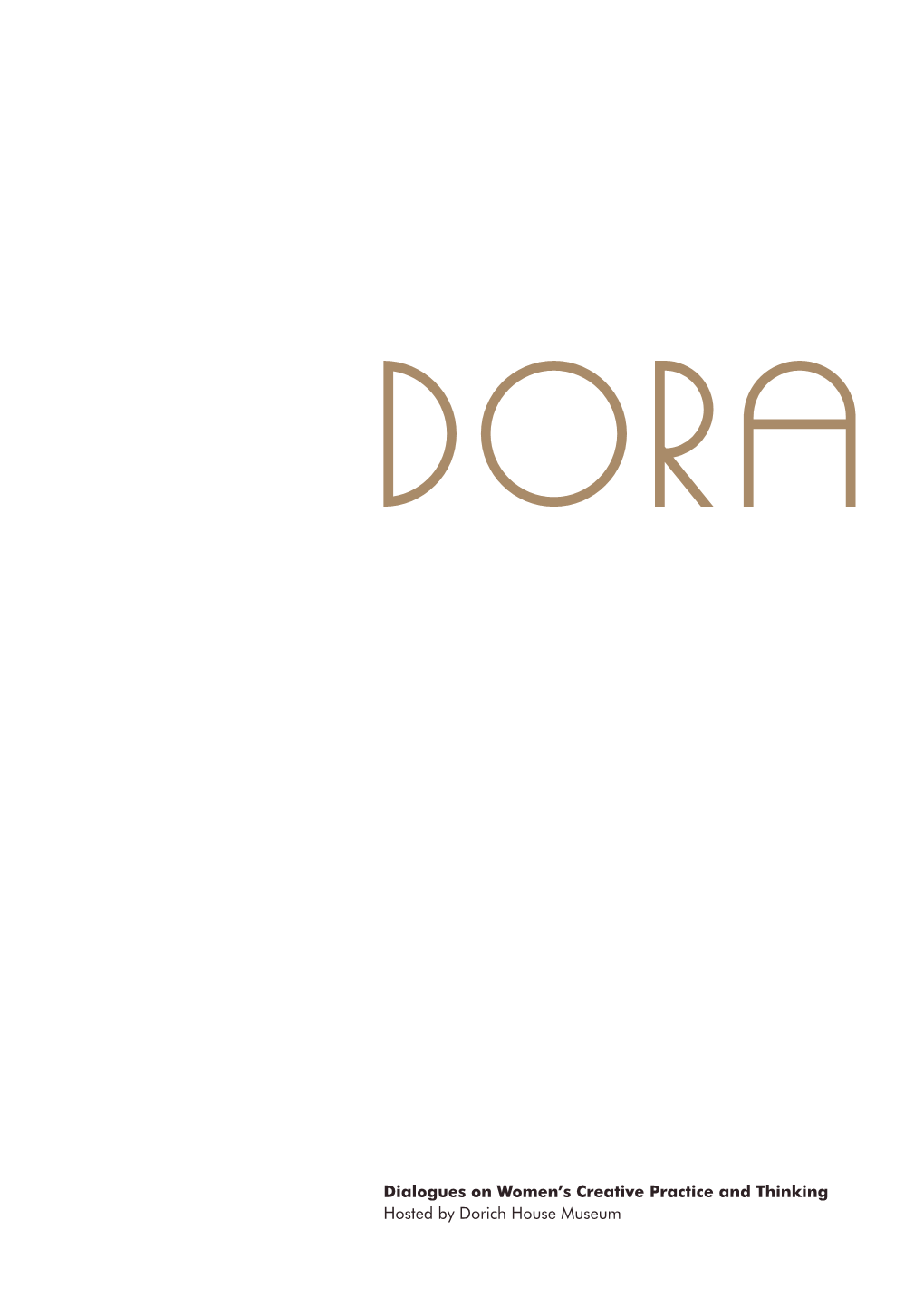 Dora: Foreword (PDF)