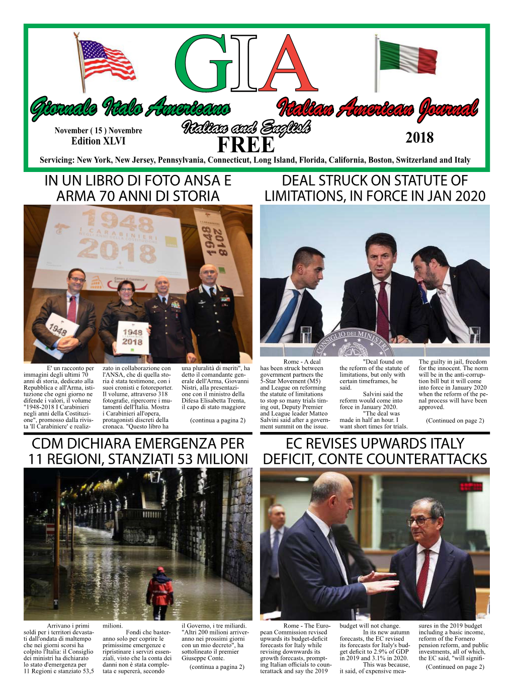 Italian American Journal Giornale Italo Americano