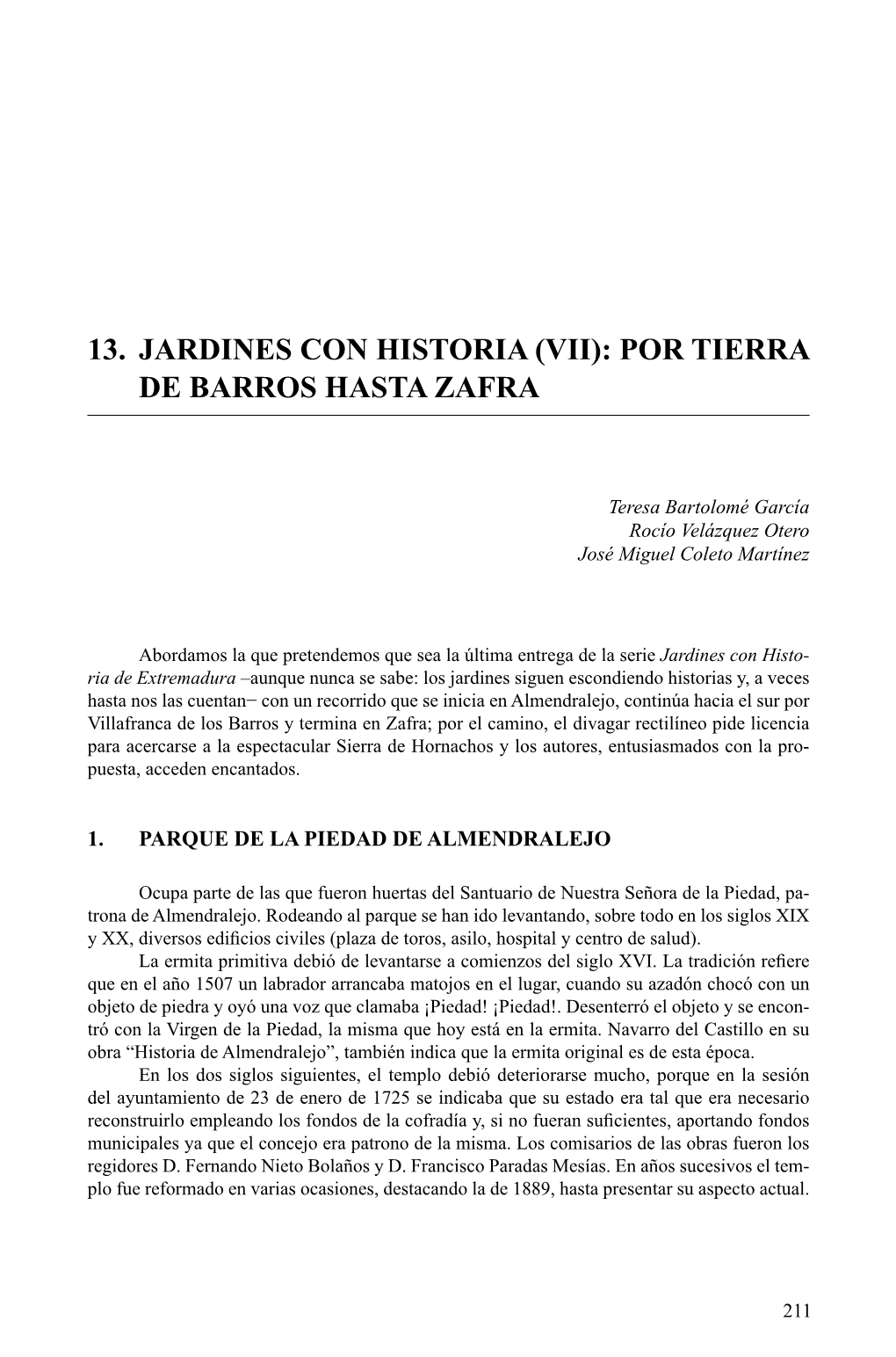 2013 13 Jardines Con Historia -VII- Por Tierra De Barros Hasta Zafra.Pdf