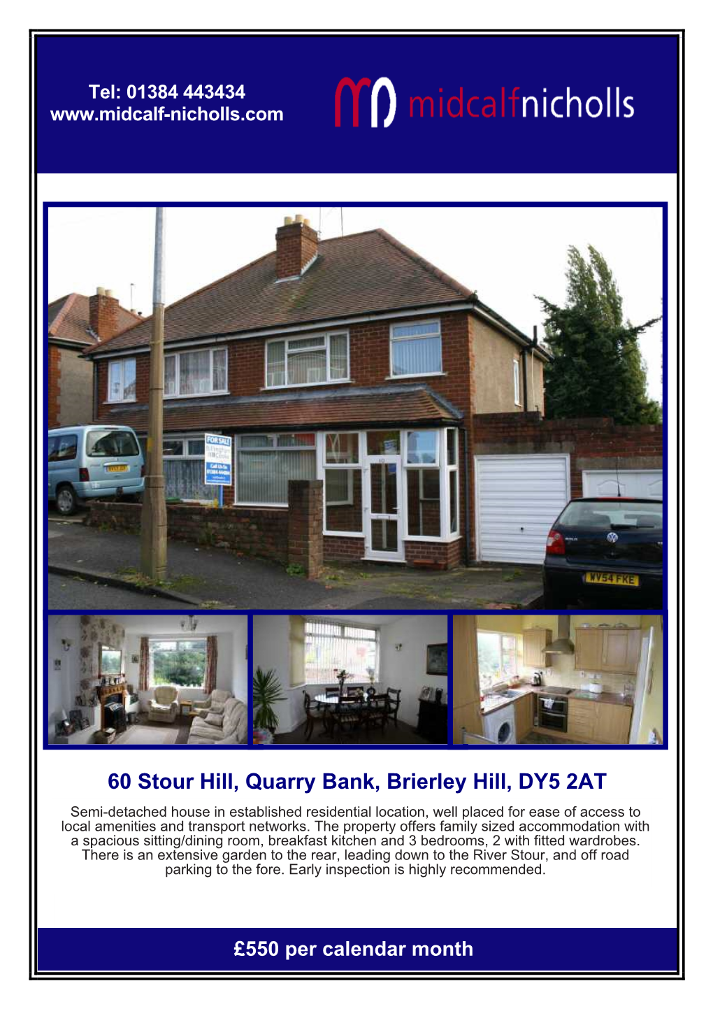 60 Stour Hill, Quarry Bank, Brierley Hill, DY5