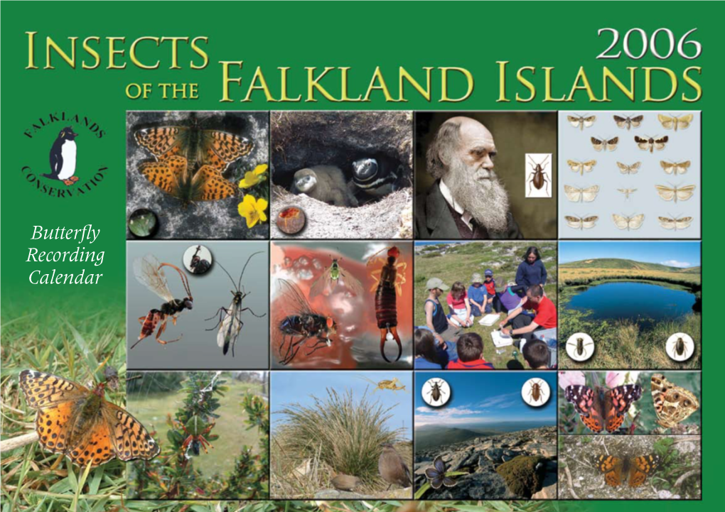 Butterfly Recording Calendar Helping FALKLANDS CONSERVATION Record the Butterflies of the Falkland Islands