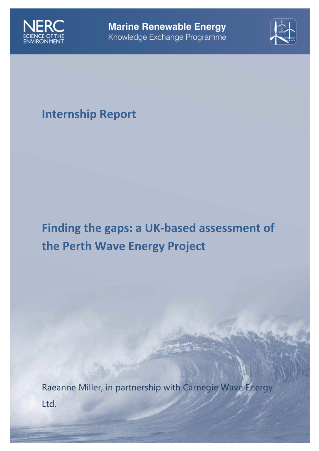 A UK-Based Assessment of the Perth Wave Energy Project