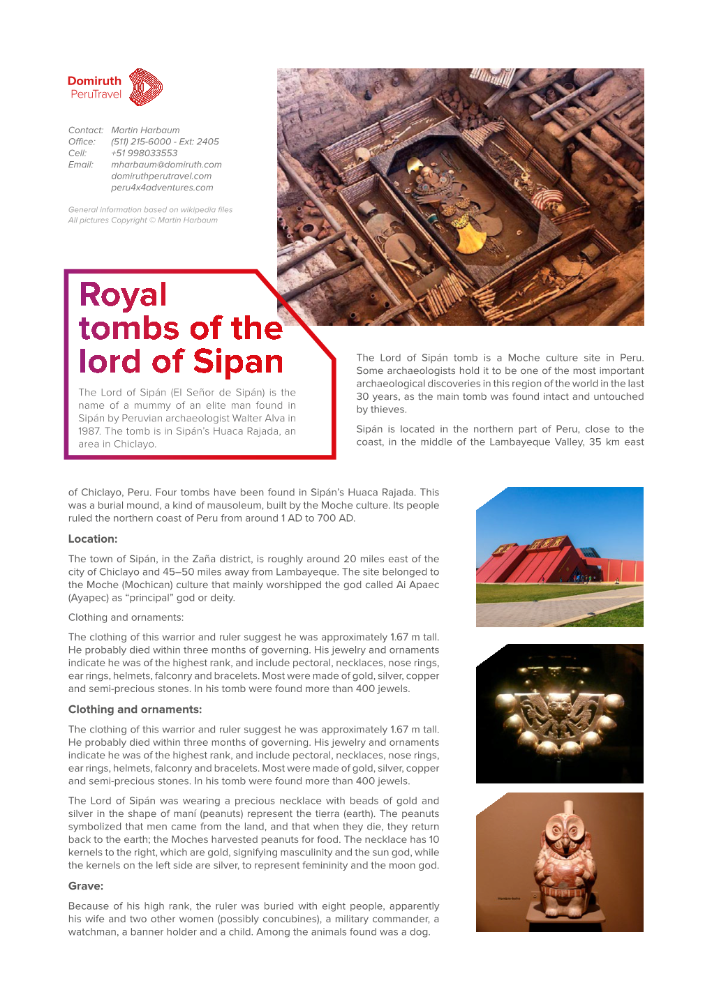 Royal Tombs of the Lord of Sipan