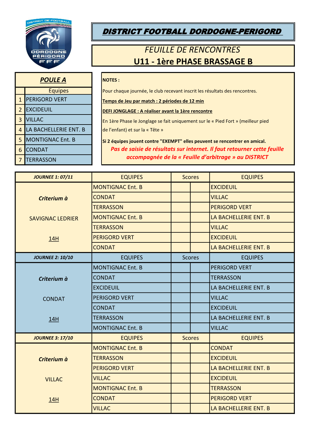 1Ère PHASE BRASSAGE B