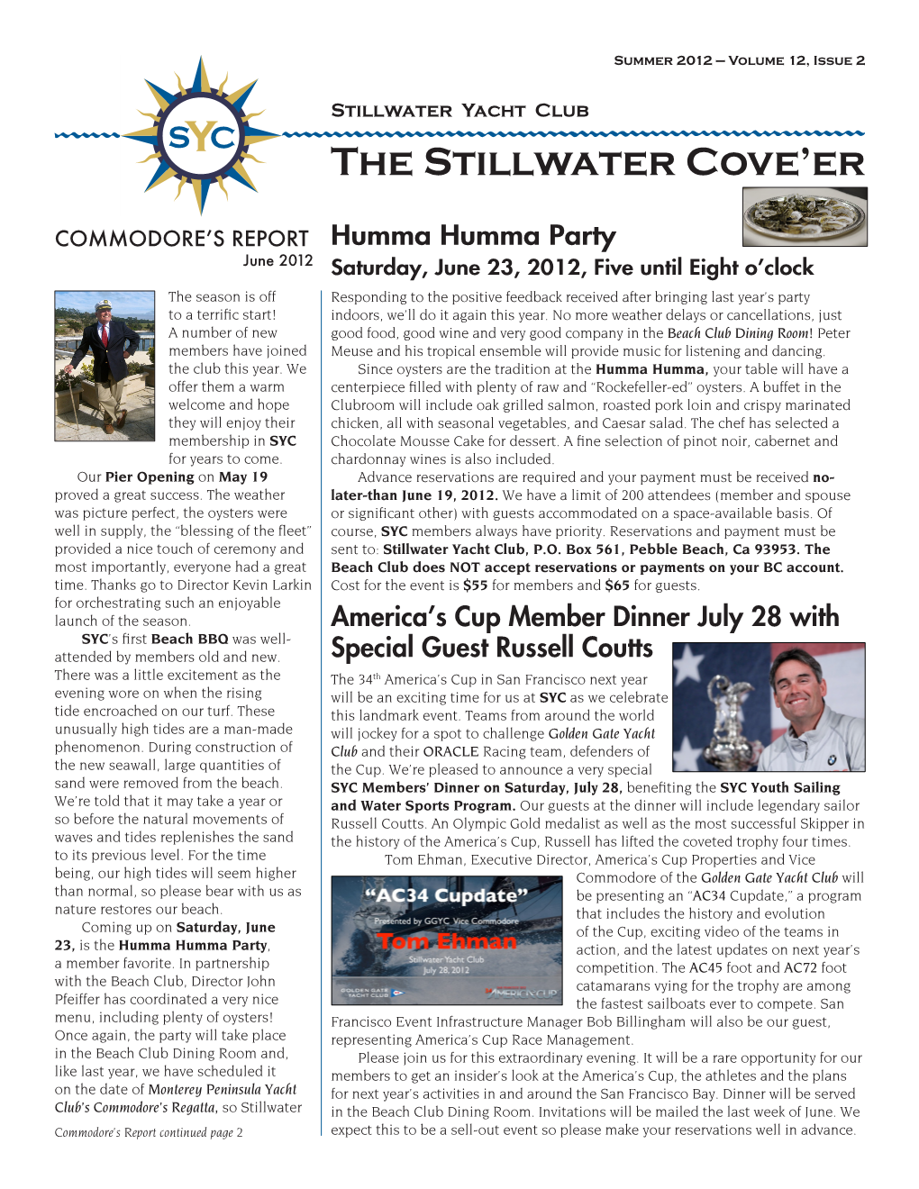 Summer 2012 — Volume 12, Issue 2