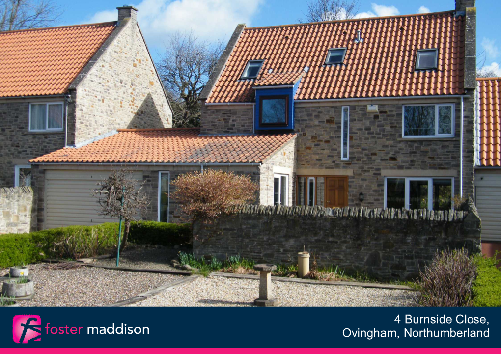 4 Burnside Close, Ovingham, Northumberland