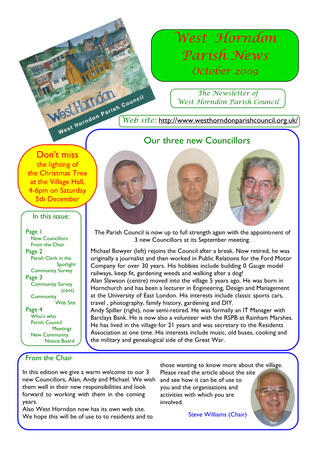 West Horndon Parish News October 2009