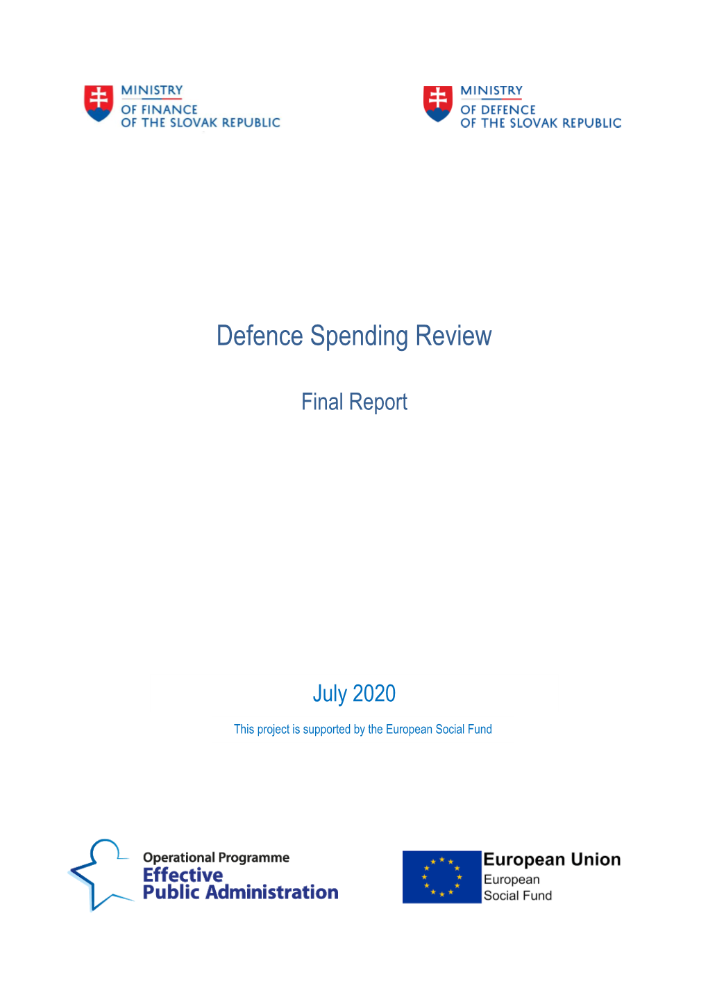Defence Spending Review