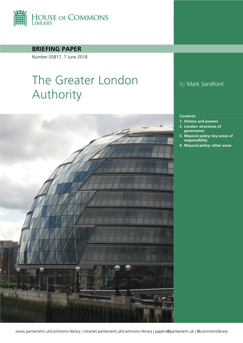 The Greater London Authority