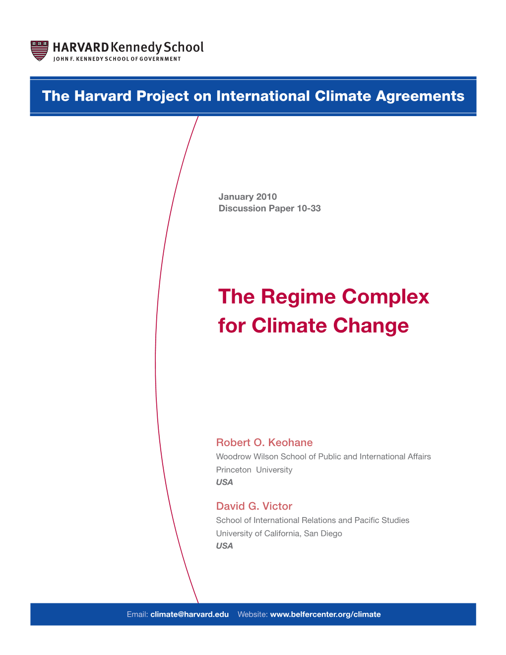 The Regime Complex for Climate Change