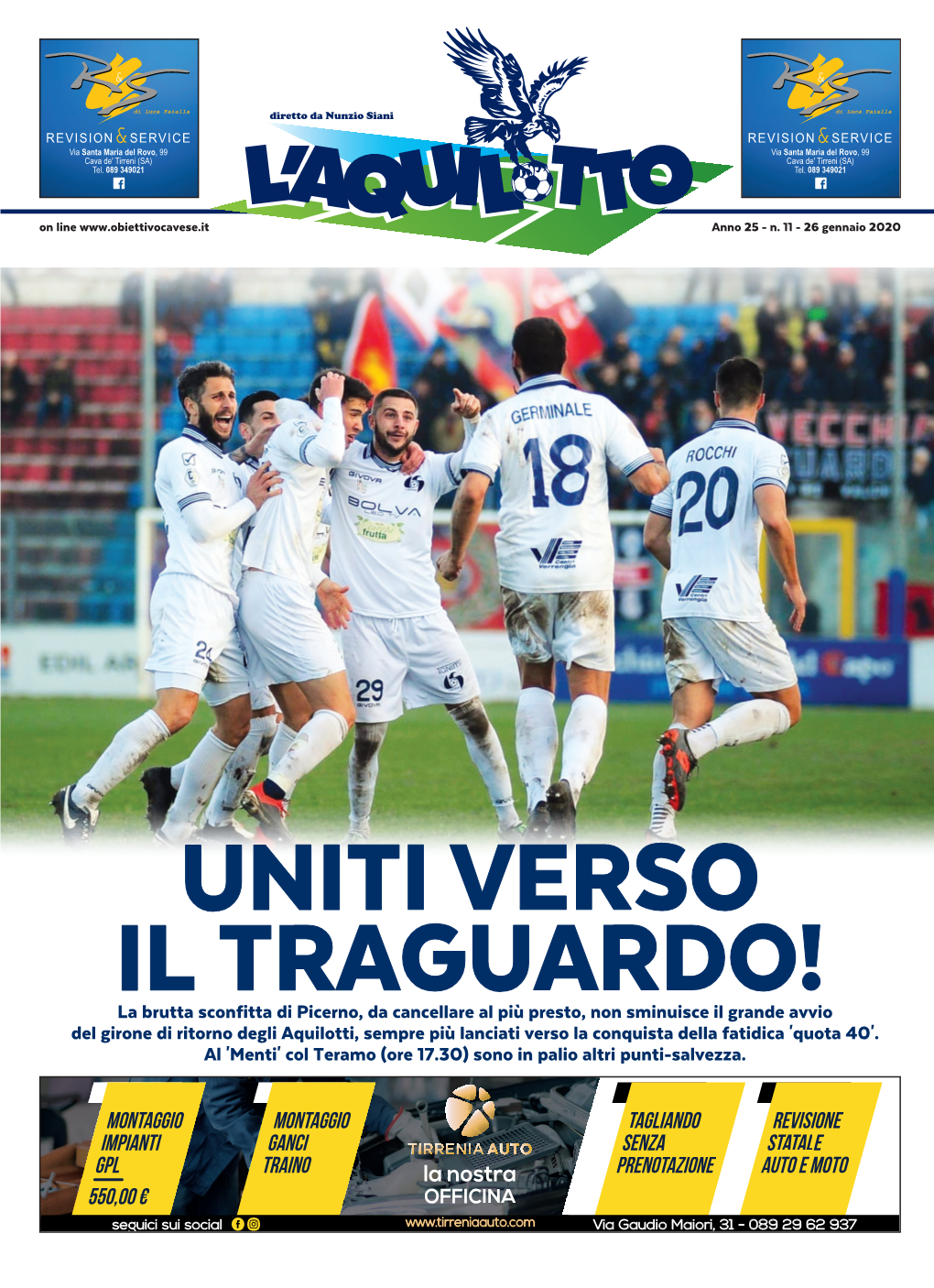 L'aquilotto N. 11-2019-2020.Qxp Layout 1 24/01/20 08:50 Pagina 1