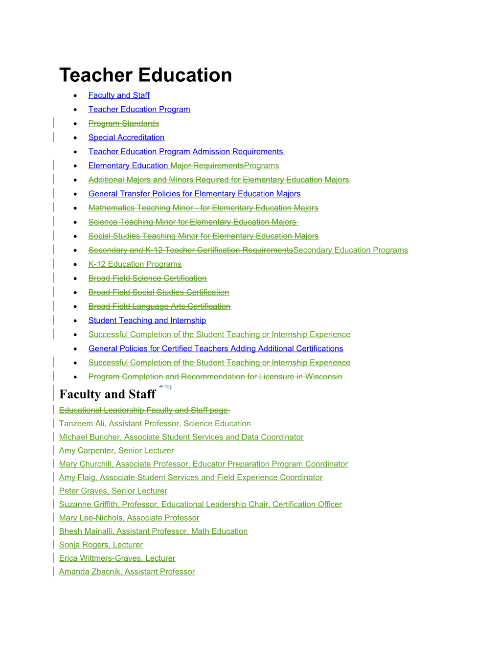 Teacher Education s1