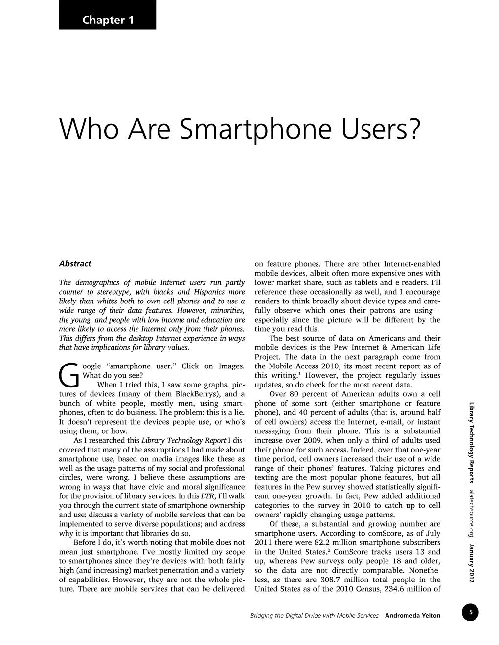Who Are Smartphone Users?